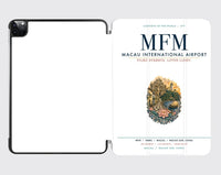Thumbnail for Macau International Airport (MFM) design on white ipad tablet case