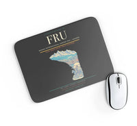 Thumbnail for Manas International Airport (FRU) design on black rectangle mouse pad