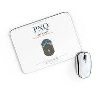 Thumbnail for Pune Airport (PNQ) design on white rectangle mouse pad