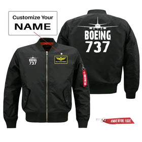 Boeing 737 Silhouette & Pilot Jackets (Customizable)
