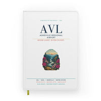 Thumbnail for Asheville Regional Airport (AVL) design on white notebook