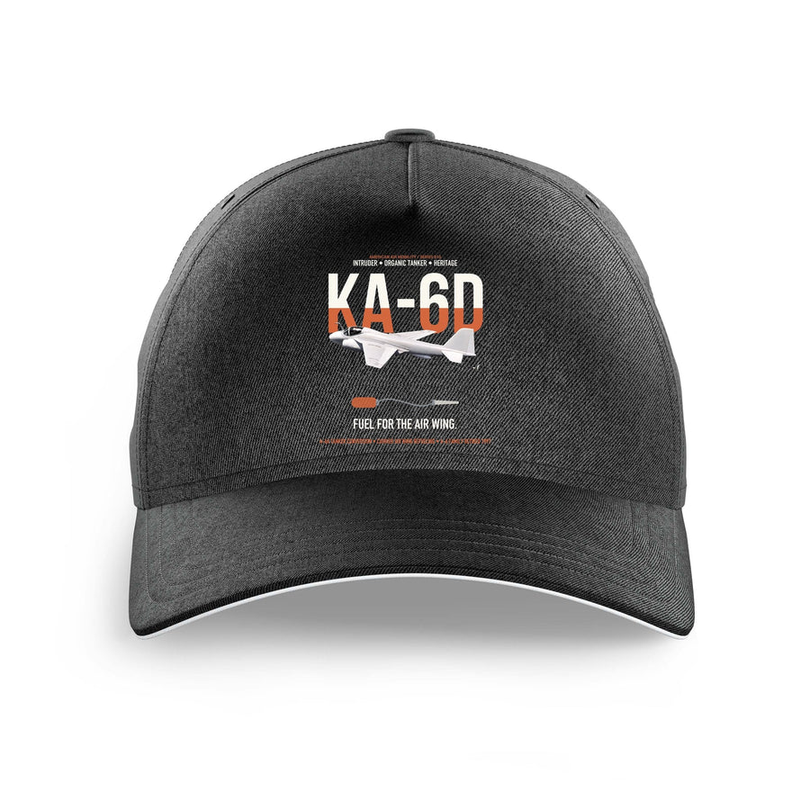 KA-6D Intruder design on black printed hat