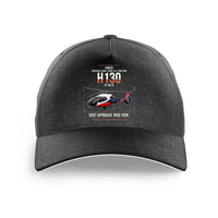 Thumbnail for Airbus H130 design on black printed hat