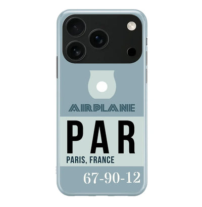 PAR - Paris France Luggage iPhone Case