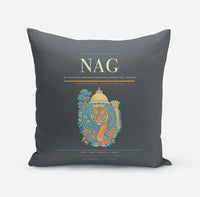 Thumbnail for Dr. Babasaheb Ambedkar International Airport (NAG) design on gray pillow
