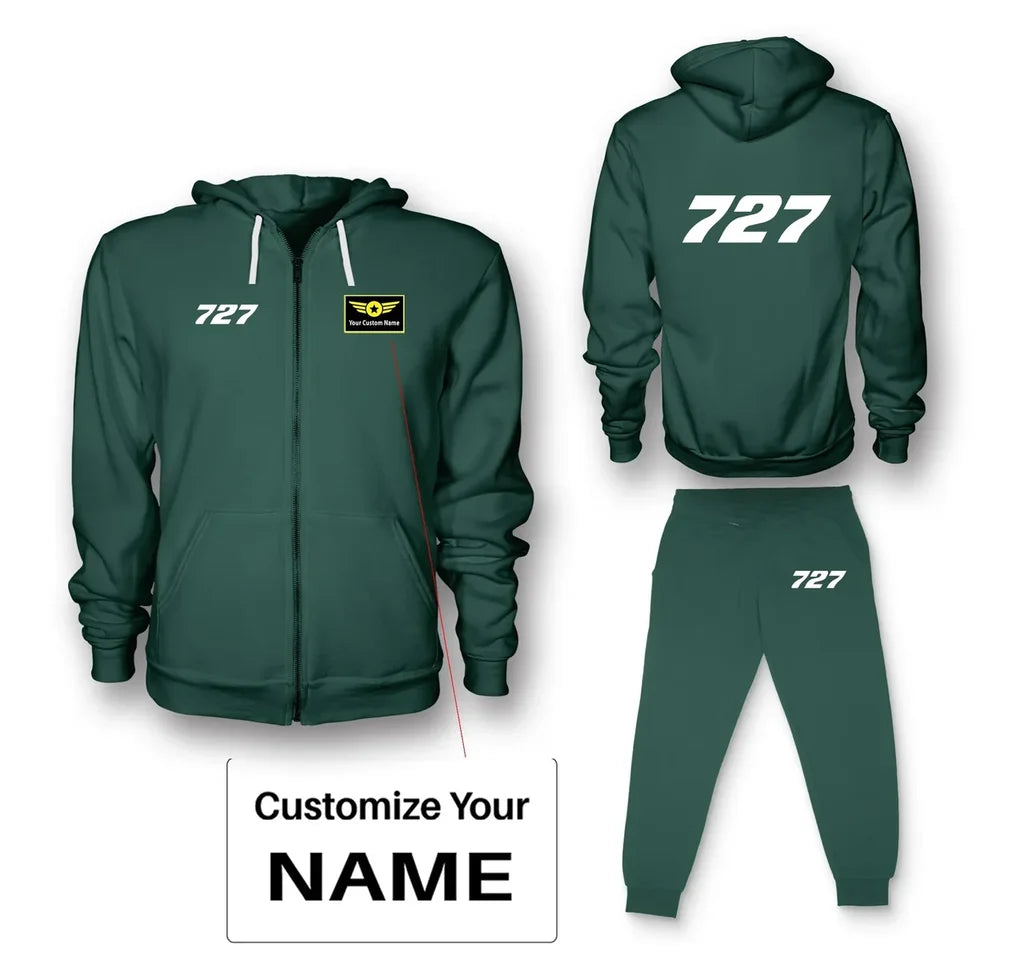 Customisable Boeing 727 Hoodie - view 11