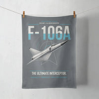 Thumbnail for F-106A Delta Dart design on gray towel