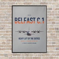 Thumbnail for Short Belfast C.1 vertical canvas print - framed - light gray background