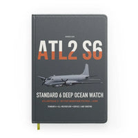 Thumbnail for Atlantique 2 Standard 6 design on gray notebook