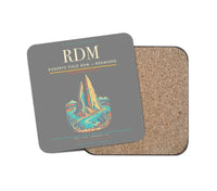 Thumbnail for Roberts Field (RDM) design on gray 1 piece coaster