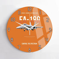 Thumbnail for EA-18G Growler Control The Spectrum design on orange no frame wall clock