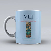 Thumbnail for International Airport VLI — Port Vila Mug design on light blue bauerfield