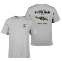Thumbnail for Airbus Helicopters Tiger HAD design on light gray t-shirt, double-side print