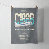 Thumbnail for Cessna A188B AgTruck design on gray towel