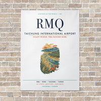 Thumbnail for Taichung International Airport RMQ vertical canvas print - no frame - white background