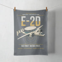 Thumbnail for E-2D Advanced Hawkeye design on gray towel