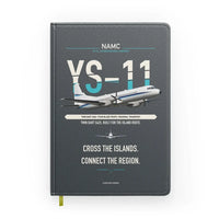 Thumbnail for NAMC YS-11A design on gray notebook