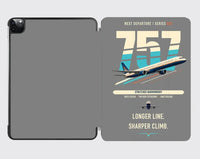 Thumbnail for Boeing 757-300 design on gray ipad tablet case