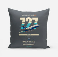 Thumbnail for Boeing 727-200 design on gray pillow