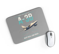 Thumbnail for A-3B Skywarrior design on gray rectangle mouse pad