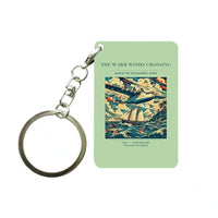 Thumbnail for VINTAGE G4067 - The Warm Winds Crossing - Designed Key Chain design on lightgreen