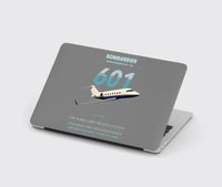Thumbnail for Bombardier Challenger 601 design on gray MacBook case