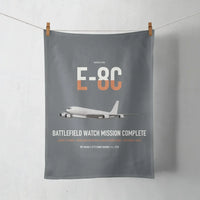 Thumbnail for E-8C Joint STARS design on gray towel
