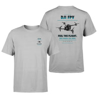 Thumbnail for DJI FPV design on light gray t shirt