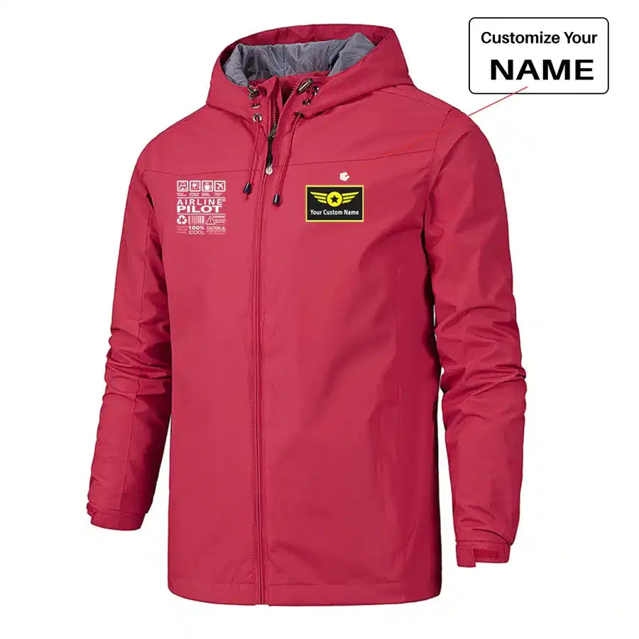 Airline Pilot Label Rain Jacket - view 11