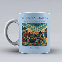 Thumbnail for VINTAGE G4135 - The Contrail Evening - Ceramic Mug design on lightblue