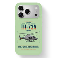 Thumbnail for Leonardo TH-73A Thrasher design on light green magsafe iphone case, for iPhone 17 Pro