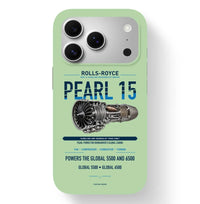 Thumbnail for PEARL 15 Case design on light green iphone case