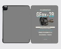Thumbnail for GEnx-2B design on gray ipad tablet case