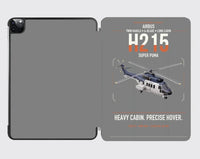 Thumbnail for Airbus H215 design on gray ipad tablet case