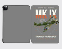 Thumbnail for Supermarine Spitfire Mk IX design on gray ipad tablet case