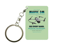 Thumbnail for DJI Mavic 3 Multispectral Key Chain design on light green key chain