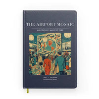 Thumbnail for VINTAGE G4132 - The Airport Mosaic - Designed Notebooks design on navyblue
