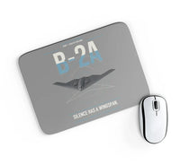 Thumbnail for B-2A Spirit design on gray rectangle mouse pad