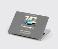 Thumbnail for Boeing 747-400 Dreamlifter design on gray MacBook case