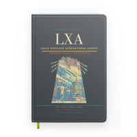 Thumbnail for Lhasa Gonggar International Airport (LXA) design on gray notebook