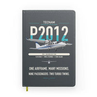 Thumbnail for Tecnam P2012 Traveller design on gray notebook