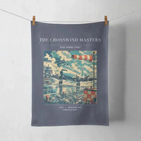 Thumbnail for VINTAGE G4109 - The Crosswind Masters - Designed Towels design on navyblue