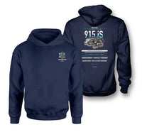 Thumbnail for 915 iS design on navy blue hoodie