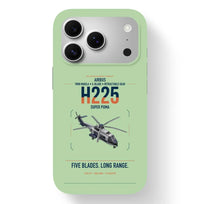 Thumbnail for Airbus H225 design on light green magsafe iphone case, for iPhone 17 Pro