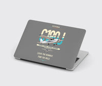 Thumbnail for Cessna 180J Skywagon design on gray MacBook case