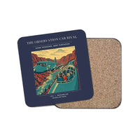 Thumbnail for The Observation Car Rival - Designed Coasters design on navy blue 1-piece