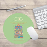 Thumbnail for Jorge Wilstermann International Airport CBB Mouse-Pad Round - Light Green