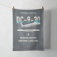 Thumbnail for McDonnell Douglas DC-9-30 design on gray towel