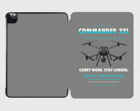 Thumbnail for Draganfly Commander 3XL design on gray ipad tablet case
