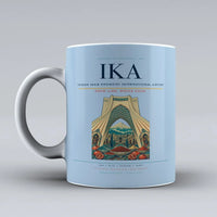 Thumbnail for Imam Khomeini International Airport IKA Mug design on light blue tehran